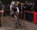 Albert corners on his way to fifth in Zonhoven. ? Bart Hazen