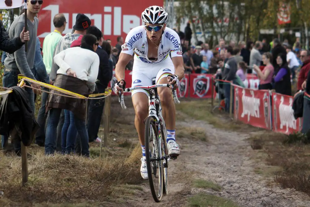 Zdenek Stybar was the first down the descent but finished fourth on the day.  © Bart Hazen
