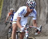 Stybar at the base of the descent ©Greeg Germer