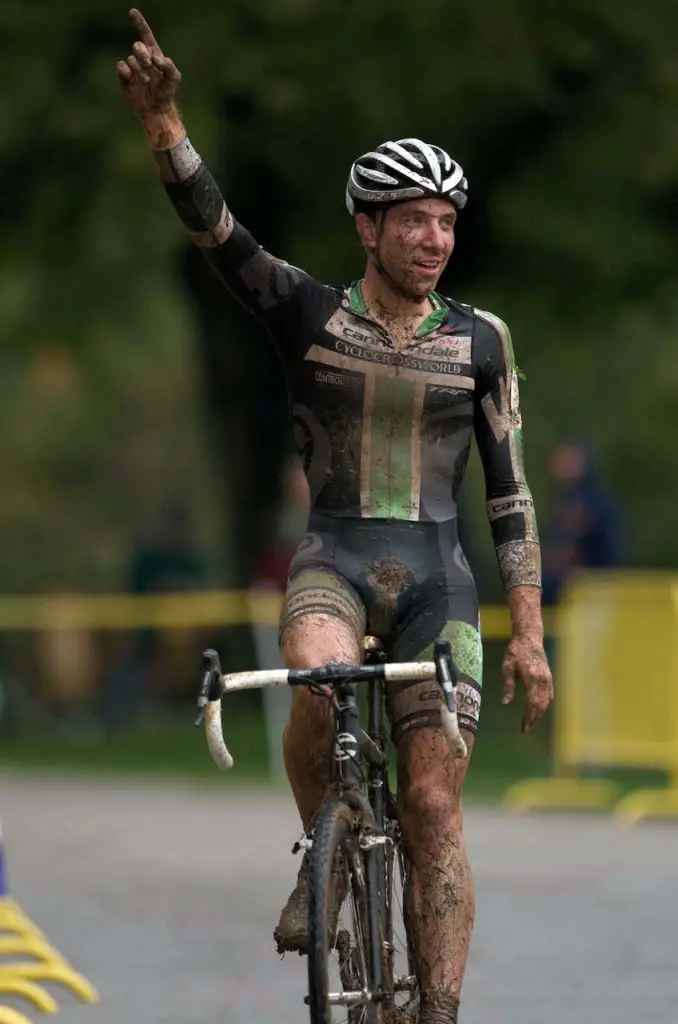 Jeremy Powers once raced for the Cannondale p/b CyclocrossWorld program. 2009 UCI3 Cyclocross Festival Day 1. © Mitch Clinton