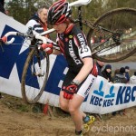 Vicki Thomas finds the path of least resistance © Balint Hamvas, cyclephotos.co.uk Vicki Thomas finds the path of least resistance © Balint Hamvas, cyclephotos.co.uk