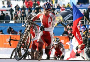 The Polish Szczepaniak brothers dominated the U23 World Championship race in Tabor. © Bart Hazen