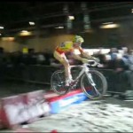 Jumps spiced up the indoor, season-ending Cyclocross Masters race