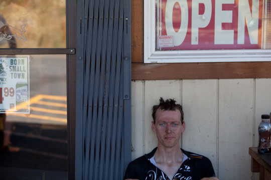 Rapha Rider Dealing with the Heat