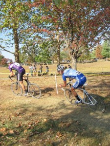 Knapp chasing Barry Wicks back in 2010.