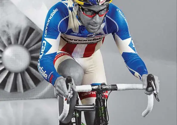 Tim Johnson in the wind tunnel, as seen in the Cannondale SuperX Ad in Cyclocross Magazine