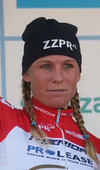 Daphny van den Brand on the podium at Namen © Bart Hazen