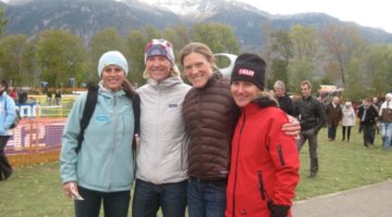 Sue Butler with Katerina Nash, Katie Compton and the late Amy Dombroski