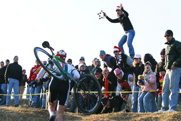 Crowds have tripled in size since the 2006 Jingle Cross. photo: courtesy