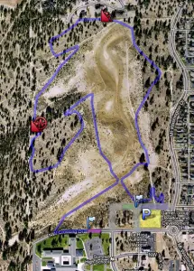 2010 Cyclocross Nationals TT Course Map 