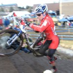 Katie Compton (Planet Bike) rises to a record seventh straight cyclocross national championship. ©Cyclocross Magazine