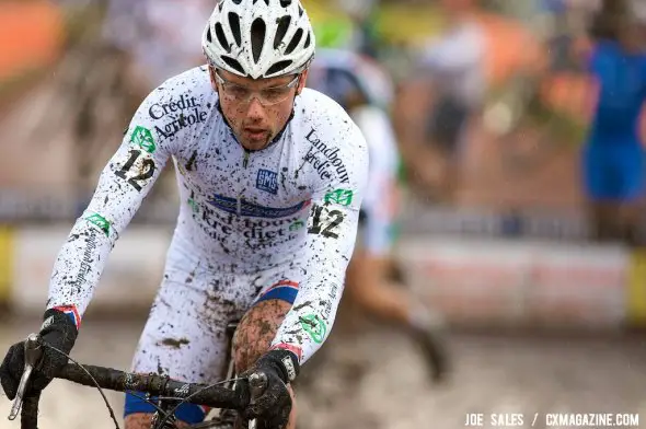 Sven Nys at the Roubaix Cyclocross World Cup in 2009. © Joe Sales