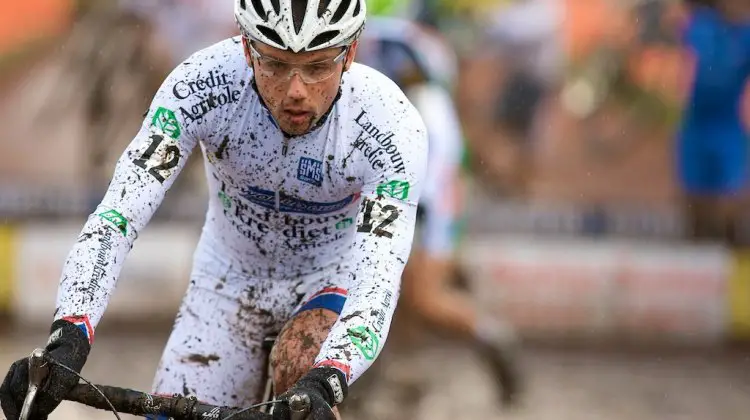 Sven Nys at the Roubaix Cyclocross World Cup in 2009. © Joe Sales