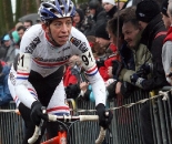 Helen Wyman (Kona / FSA), shown here racing Azencross, repeats as British National champ © Bart Hazen