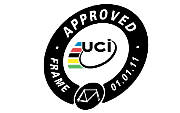 UCI bicycle frame approval protocal and sticker