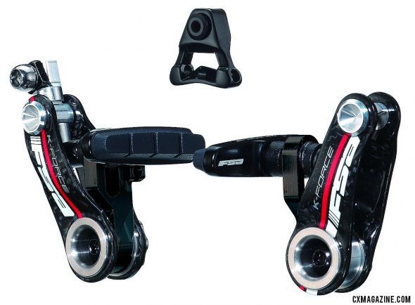 FSA's new convertible cantilever cyclocross brake is due in September. FSA's new convertible cantilever cyclocross brake is due in September.