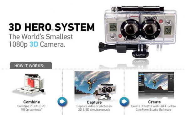 GoPro Hero 3D 1080p HD Camera Accessory Kit
