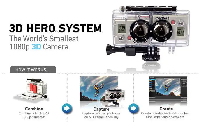 GoPro Hero 3D 1080p HD Camera Accessory Kit