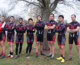 Vareschi is the team director for the Rutgers University Cycling Team (pictured 2nd from left). © Rutgers University Cycling Team