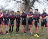 Vareschi is the team director for the Rutgers University Cycling Team (pictured 2nd from left). © Rutgers University Cycling Team