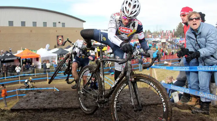 Women: just as tough as men on the cyclocross course. © Cyclocross Magazine