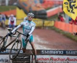 Bart Wellens earned the hole-shot to the delight of many Belgian fans. Bart Wellens is coming to race cyclocross in the U.S. - with StarCrossed and Rad Racing GP. (Roubaix World Cup file photo) © Joe Sales