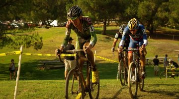 Tyler Wren and Danny Summerhill struggled though the heat at Krosstoberfest 2010 © Kenneth Kill, Light & Shadows