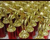 trophies row of trophies