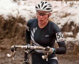 Genevieve Whitson battles mud and snow at Kalmthout. Photo Courtesy of Genevieve Whitson