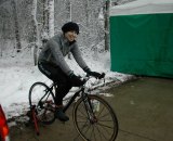 Genevieve Whitson warming up at the 2010 Belgian World Cross Cup. Photo Courtesy of Genevieve Whitson