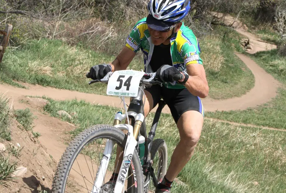 Lee Waldman temporarily trades in his cyclocross bike for a spin on his mountain bike. © Lee Waldman