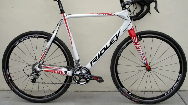 The new 2012 Ridley X-Fire PF30 Ultegra cyclocross bike. © Cyclocross Magazine