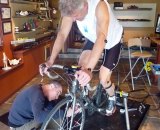     Lee gets a full bike fit to help his cyclocross season. Look carefully and do your research when picking a bike fitter. Photo courtesy of Clifford Lee