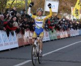 Kevin Pauwels crosses for the win in Hasselt. File photo, © Bart Hazen