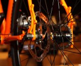 The steel, disc-brake equipped Furley brings steel, disc brakes and one gear to the Raleigh 2012 Cyclocross bike line-up. © Cyclocross Magazine
