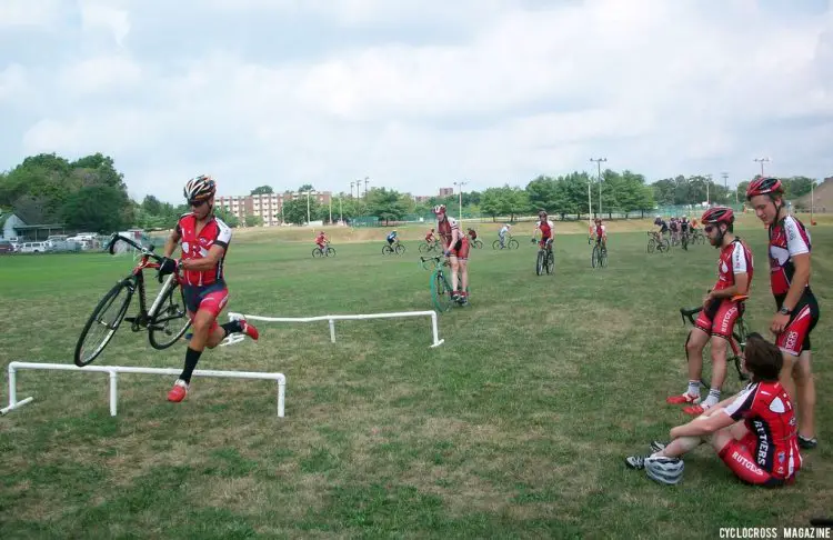 Practicing starts or barriers might be a good option for Tuesday if you have any energy. © Cyclocross Magazine