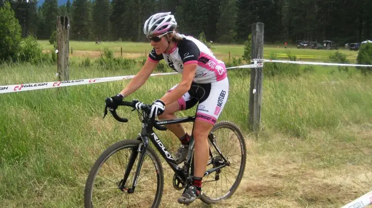 Kathy Sherwin at Raleigh's Midsummer Night's Cyclocross