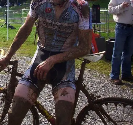 Our newly elite racer, Donny Green, post-race at Nittany. Molly Hurford