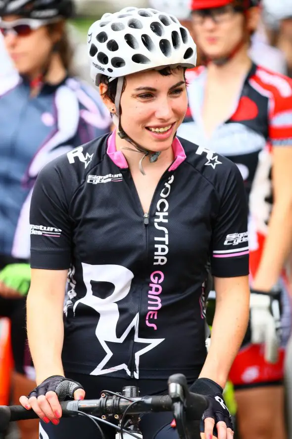 Trying to not panic at the line at Nittany Lion Cyclocross. © Anthony Skorochod