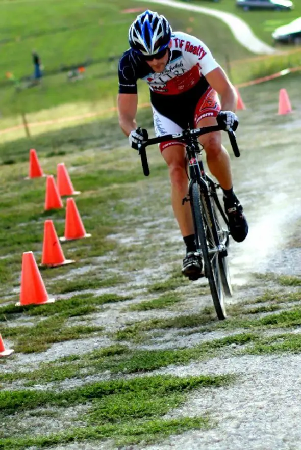 The course was wet, but racers blasted their way through. JP Brocket