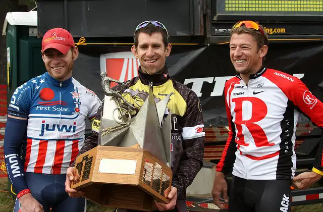 Brian Matter, Michael Olheiser and Jason McCartney on the podium. Amy Dykema