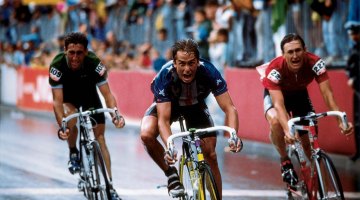 Greg LeMond, shown hear winning Road Worlds, will be hitting the dirt in Hood River