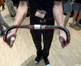 3T shows off their new cyclocross-specific carbon handlebars, the Ergoterra. © Cyclocross Magazine