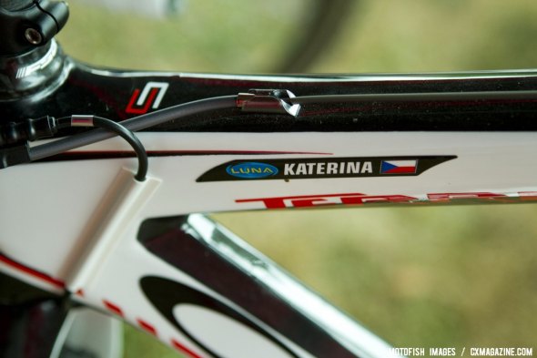 Katerina Nash's Orbea Terra cyclocross bike. © Motofish Images