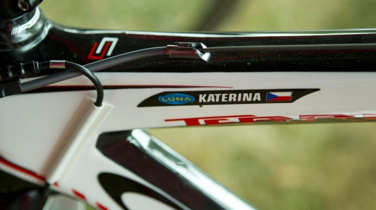 Katerina Nash's Orbea Terra cyclocross bike. © Motofish Images