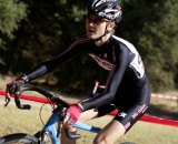 Ellen Sherrill (Bike Station Aptos) brings her recent mountain biking experience to bear. © Tim Westmore