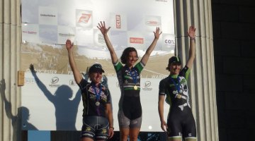 Van Gilder, McConnelough and Annis on the podium.