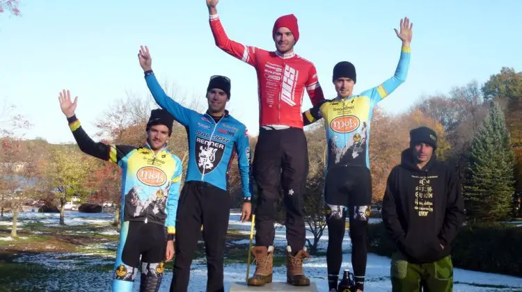 HPCX Mens Podium: (L to R) Livermon, Riichey, Winterberg, Townsend, Favata