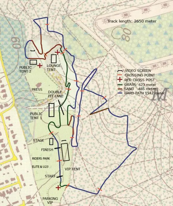 SuperPrestige Zonhovan Course Map