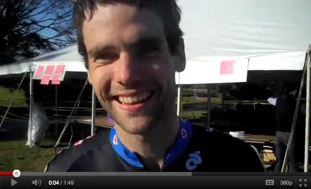 Justin Lindine, the Working Man cyclocrosser, has been tearing it up on the East Coast this season.